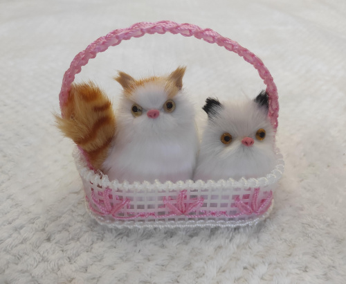 Котики в корзинке со звуком во Называевске фото 3