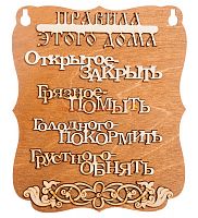 ПЛАНШЕТ "ПРАВИЛА ДОМА" буквы во Называевске