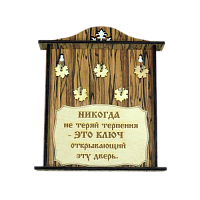 КЛЮЧНИЦА "НИКОГДА НЕ ТЕРЯЙ ТЕРПЕНИЯ2" во Называевске